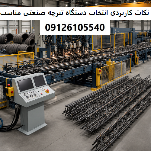 نکات کاربردی انتخاب دستگاه تیرچه صنعتی مناسب